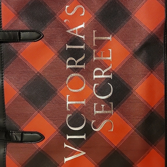 NWOT Victoria's Secret Tote Bag Gingham check - Picture 4 of 7